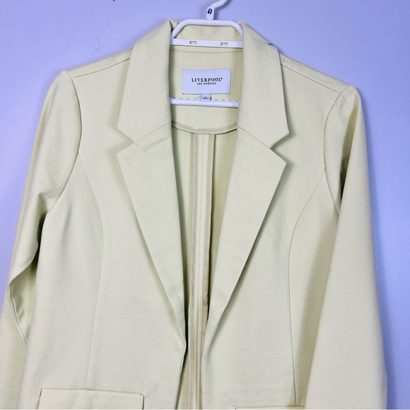 Liverpool Los Angeles Boyfriend Lemon Grass Blazer with Princes Dart women S - Picture 15 of 16